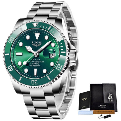 LIGE Luxury Diver's Watch