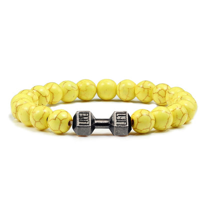 Natural Stone Beaded Bracelet