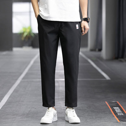 Straight-Cut Ankle Pants