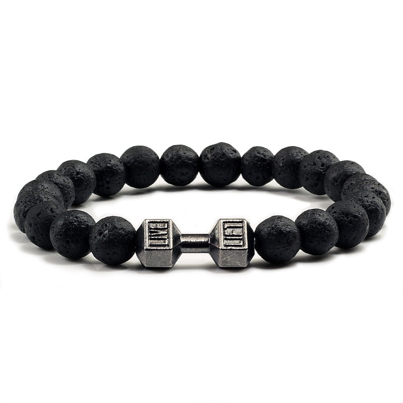 Natural Stone Beaded Bracelet