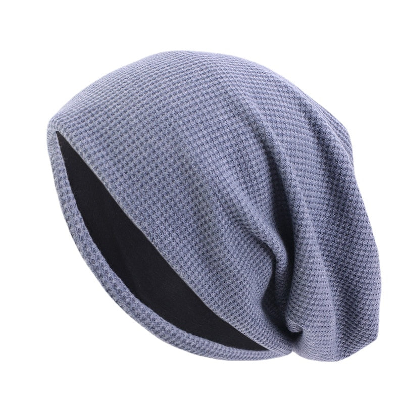 Double Fabric Cotton Beanie