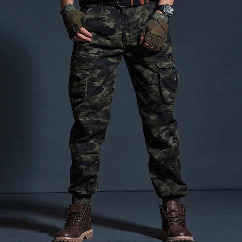Casual Khaki Military Pants