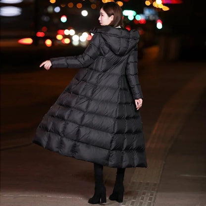 Slim Over-Knee Parka