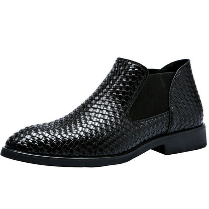 Snakeskin Chelsea Boots
