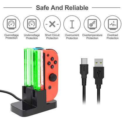 Nintend Switch 4 Controller Charger
