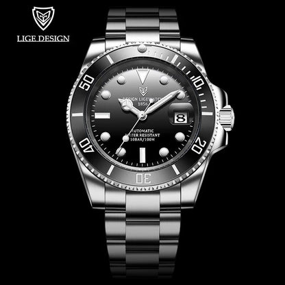 LIGE Mechanical Wristwatch