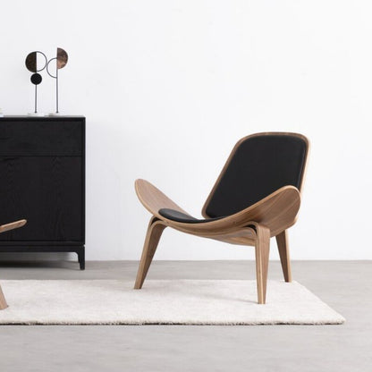 Hans Wegner Style Three-Legged Shell Chair
