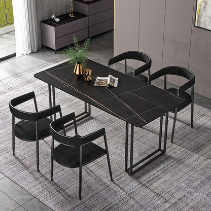 Nordic Gold Legged Dining Table