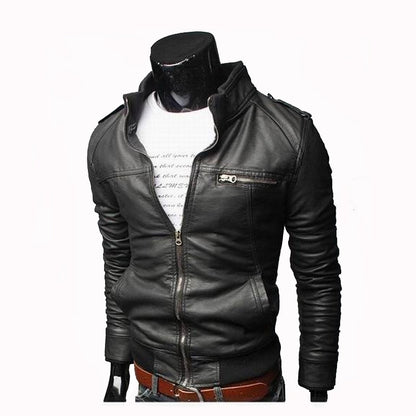 Leather Zipper Jacket