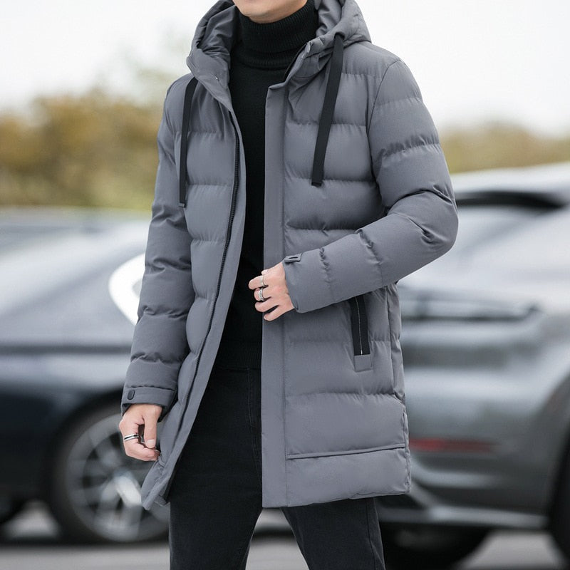 Long Warm Puffer Jacket