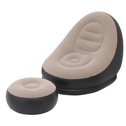 Outdoor Egg Recliner w/ Stool