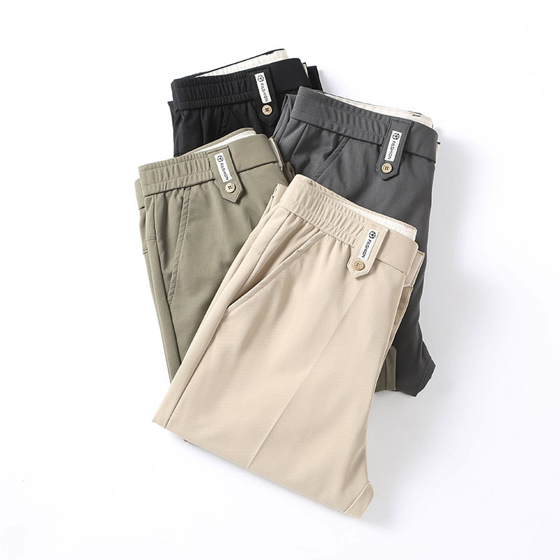 Ankle-Length Business Casual Pants