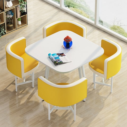 Modern Round Dining Table Set