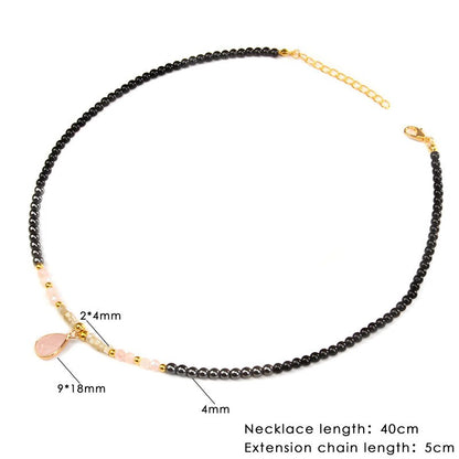 Lava Stone Bead Necklace