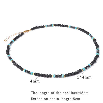 Lava Stone Bead Necklace