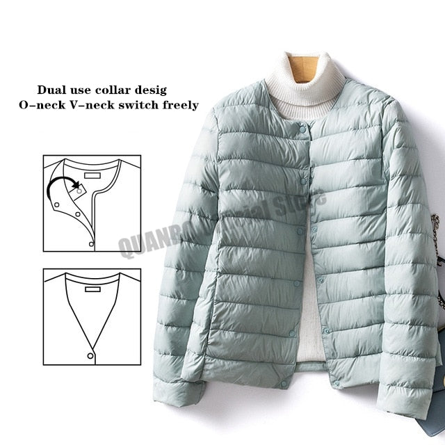 Duck Down O-Neck Jacket