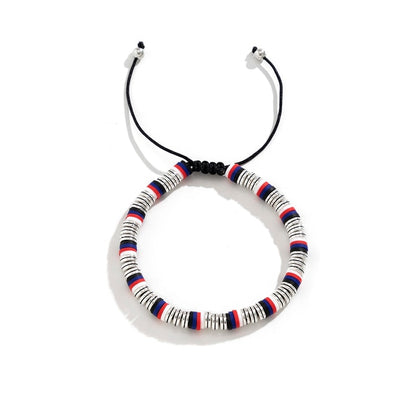 Black/White Soft Clay Bead Choker