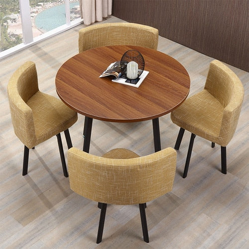 Modern Round Dining Table Set
