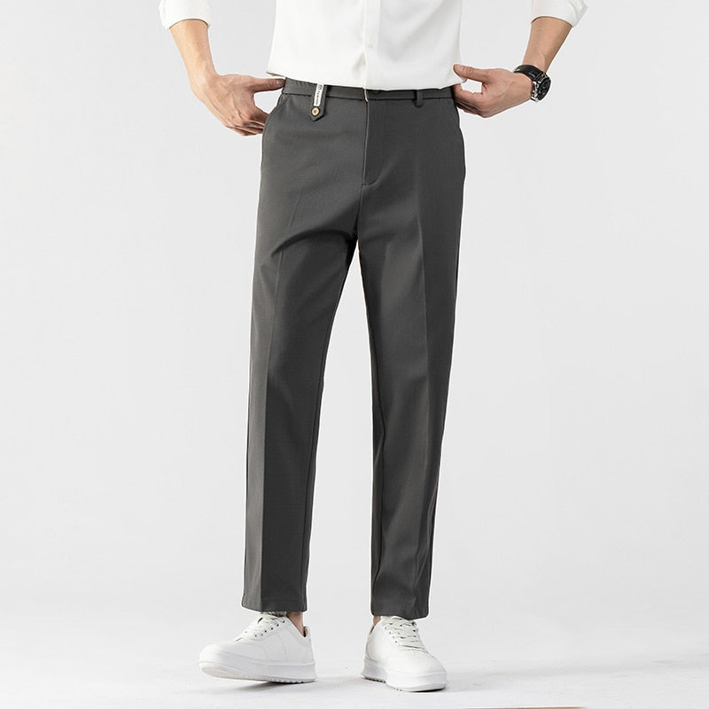 Ankle-Length Business Casual Pants
