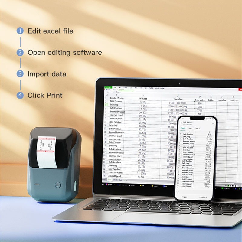 Niimbot B1 Thermal Label Printer