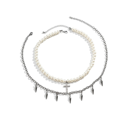 Layered Stainless Steel Choker
