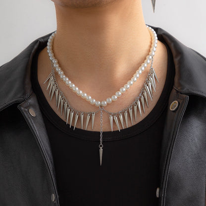 Layered Stainless Steel Choker