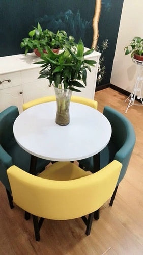 Modern Round Dining Table Set
