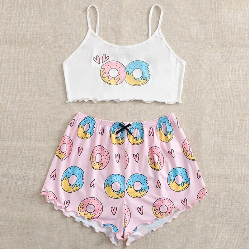 2 Piece Kawaii Sleepwear