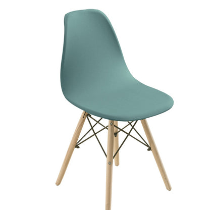 Solid Color Shell Chair Cover