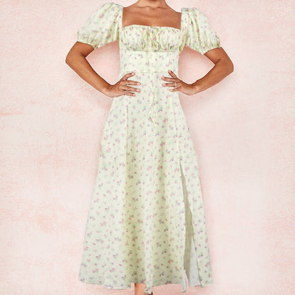 Enchanting Floral A-Line Dress