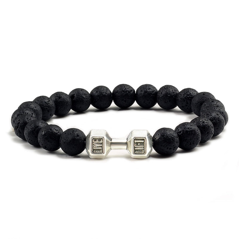 Natural Stone Beaded Bracelet