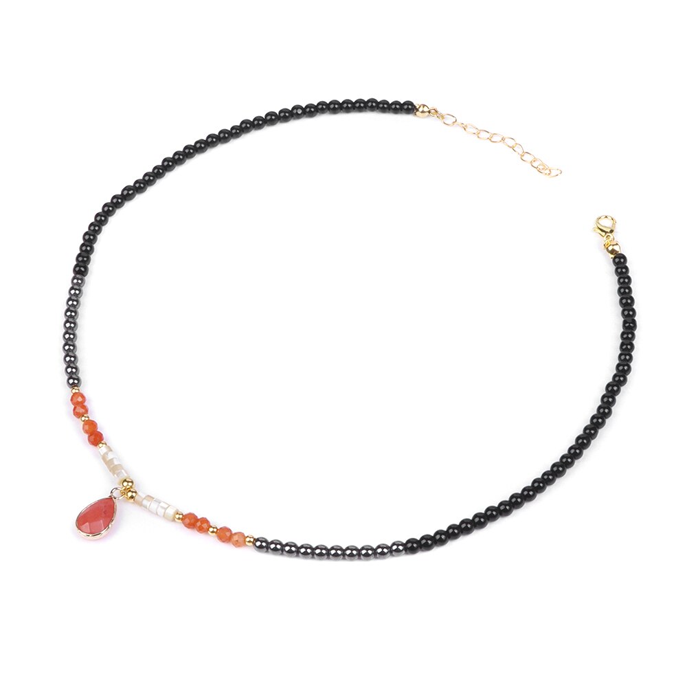 Lava Stone Bead Necklace