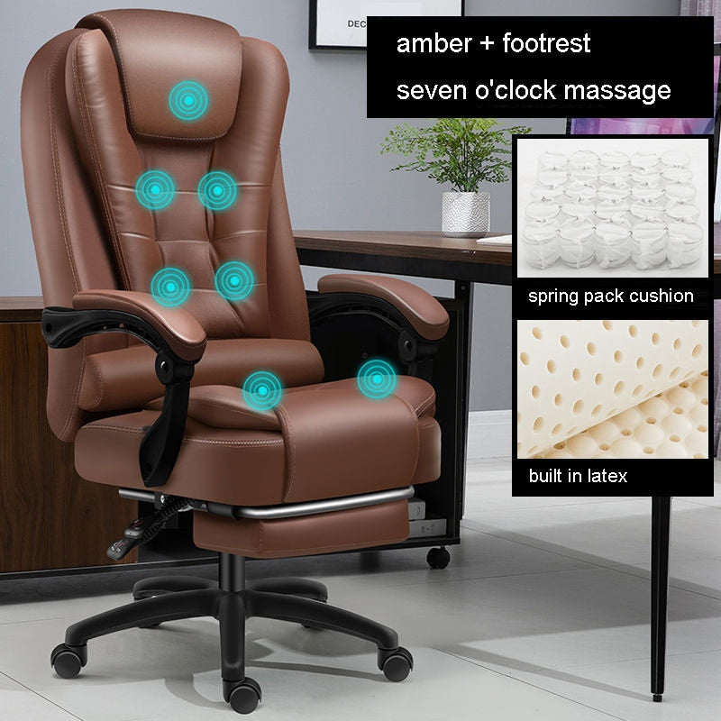 Executive Leather Desk Chair