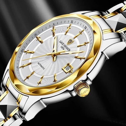 LIGE Sapphire Glass Automatic Watch