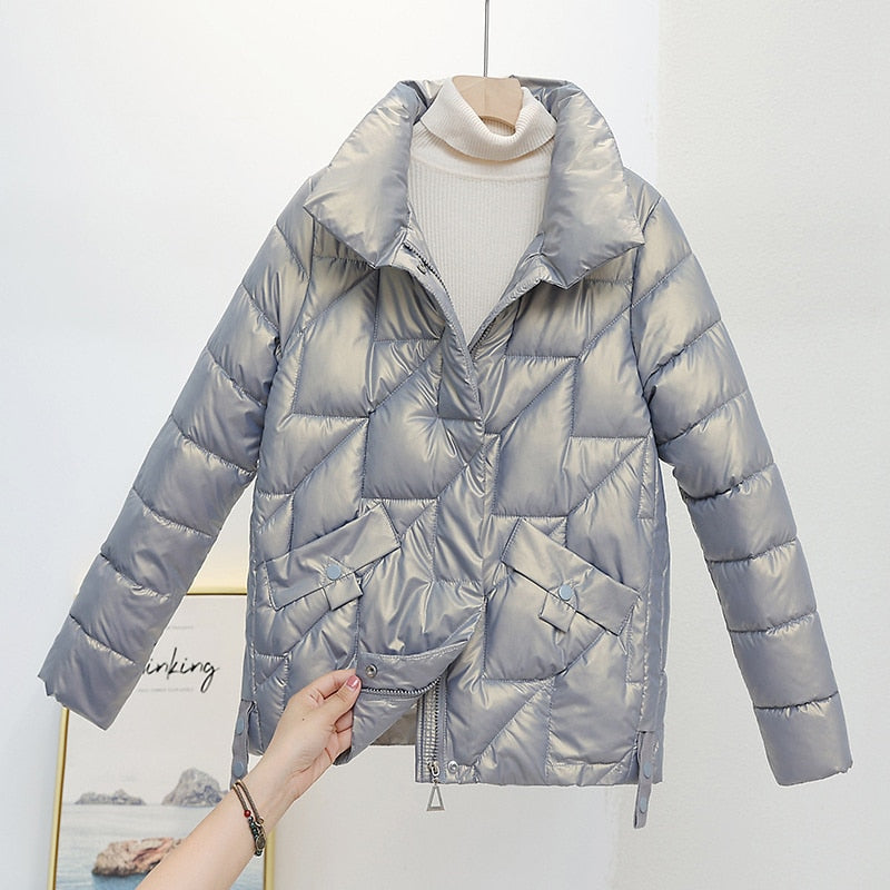 Glossy Down Cotton Jacket