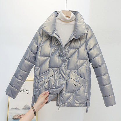 Glossy Down Cotton Jacket