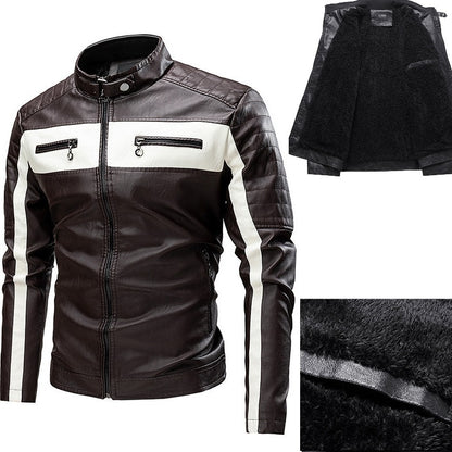 Faux Leather Biker Jacket