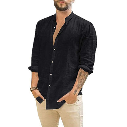 RS No Neck Linen Shirt