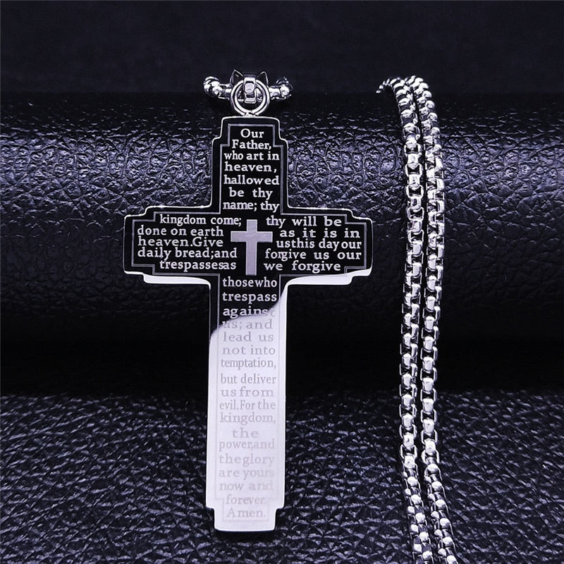 Bible Cross Necklace