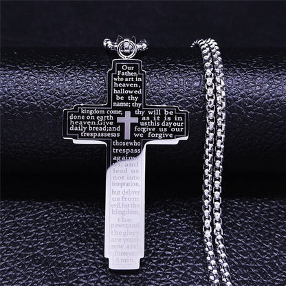 Bible Cross Necklace