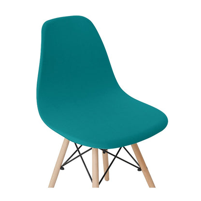 Solid Color Shell Chair Cover