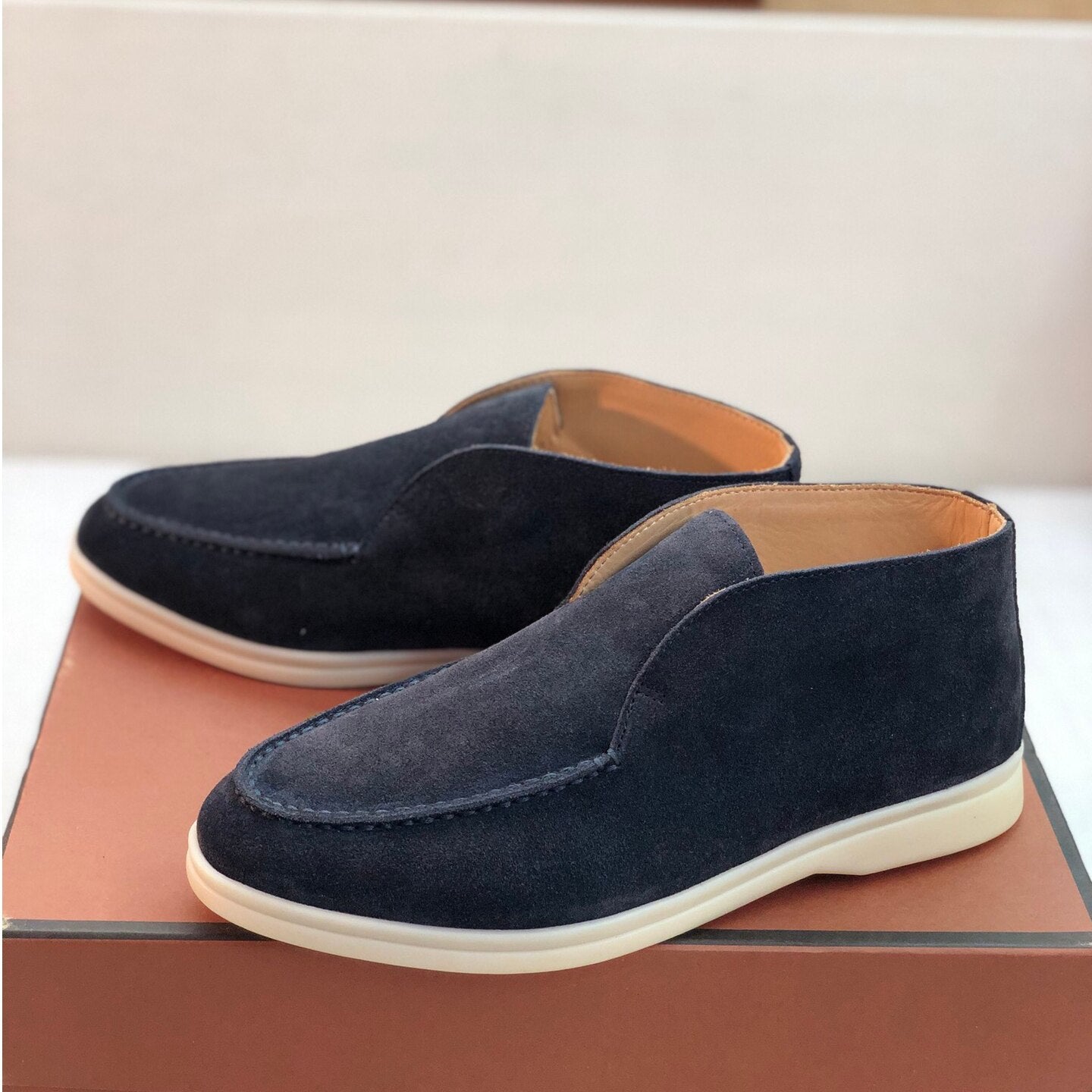 Loro Piana Cow Hide Loafers