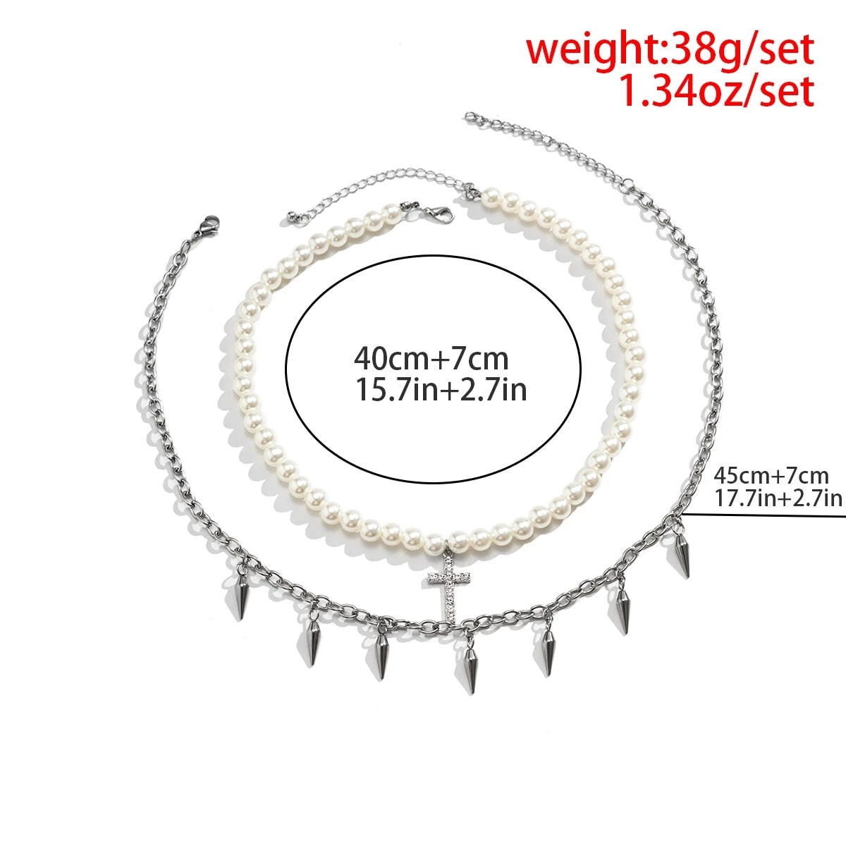 Layered Stainless Steel Choker