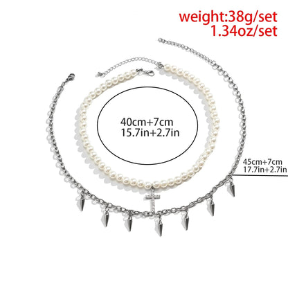 Layered Stainless Steel Choker