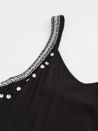 Wide Shoulder Dress