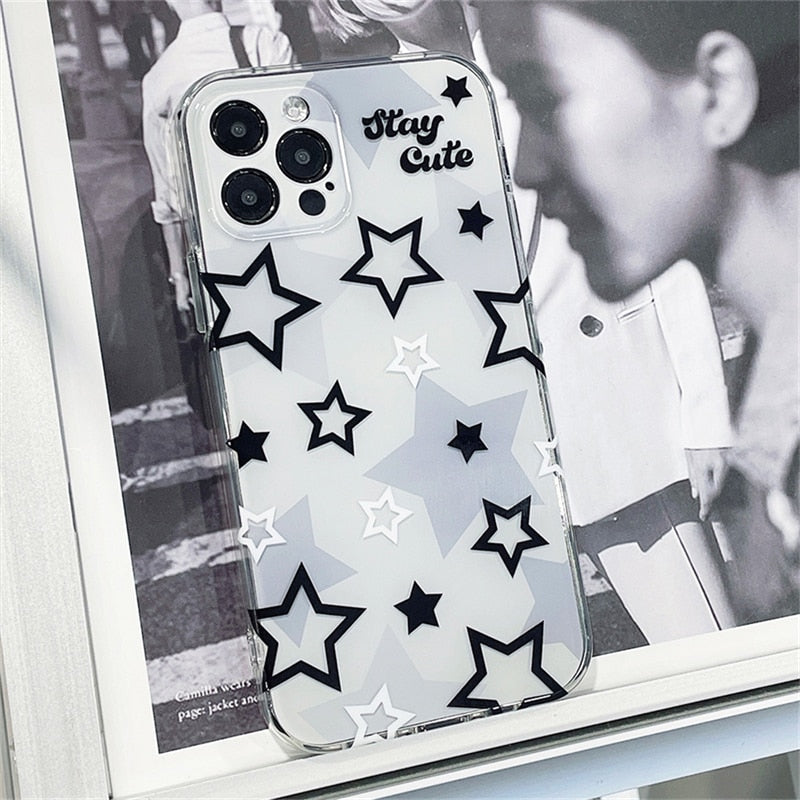Korean Y2K Star Phone Case For iPhone