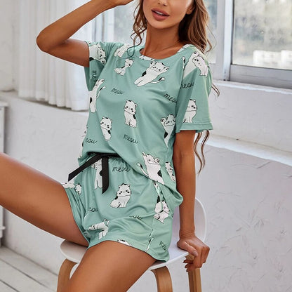 Satin Cami and Shorts Set