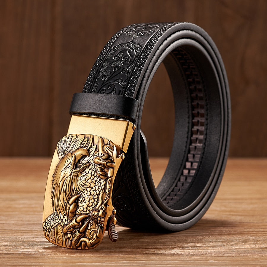 3.5CM Eagle Leather Belt