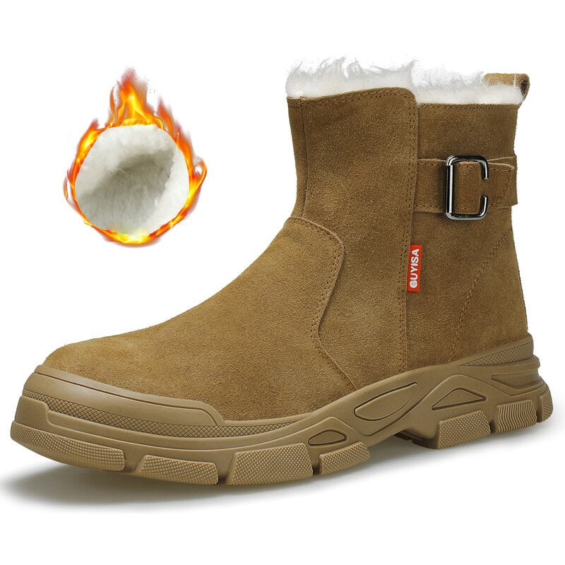 Plush Winter Work Boots