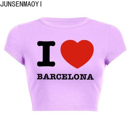 I Love Barcelona T Shirt